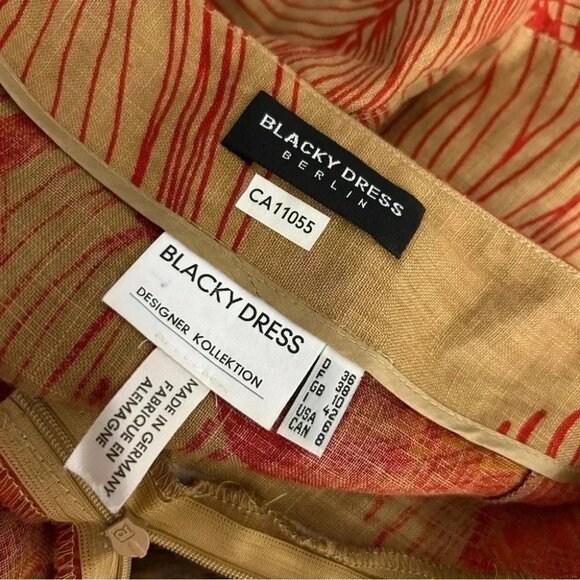 🌟Blacky dress Berlin linen skirt patchwork 6 - Picture 6 of 8